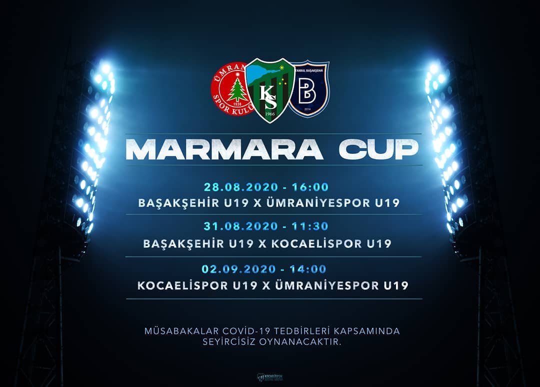 U-19 Takımımıza Marmara Cup'ta başarılar dileriz.