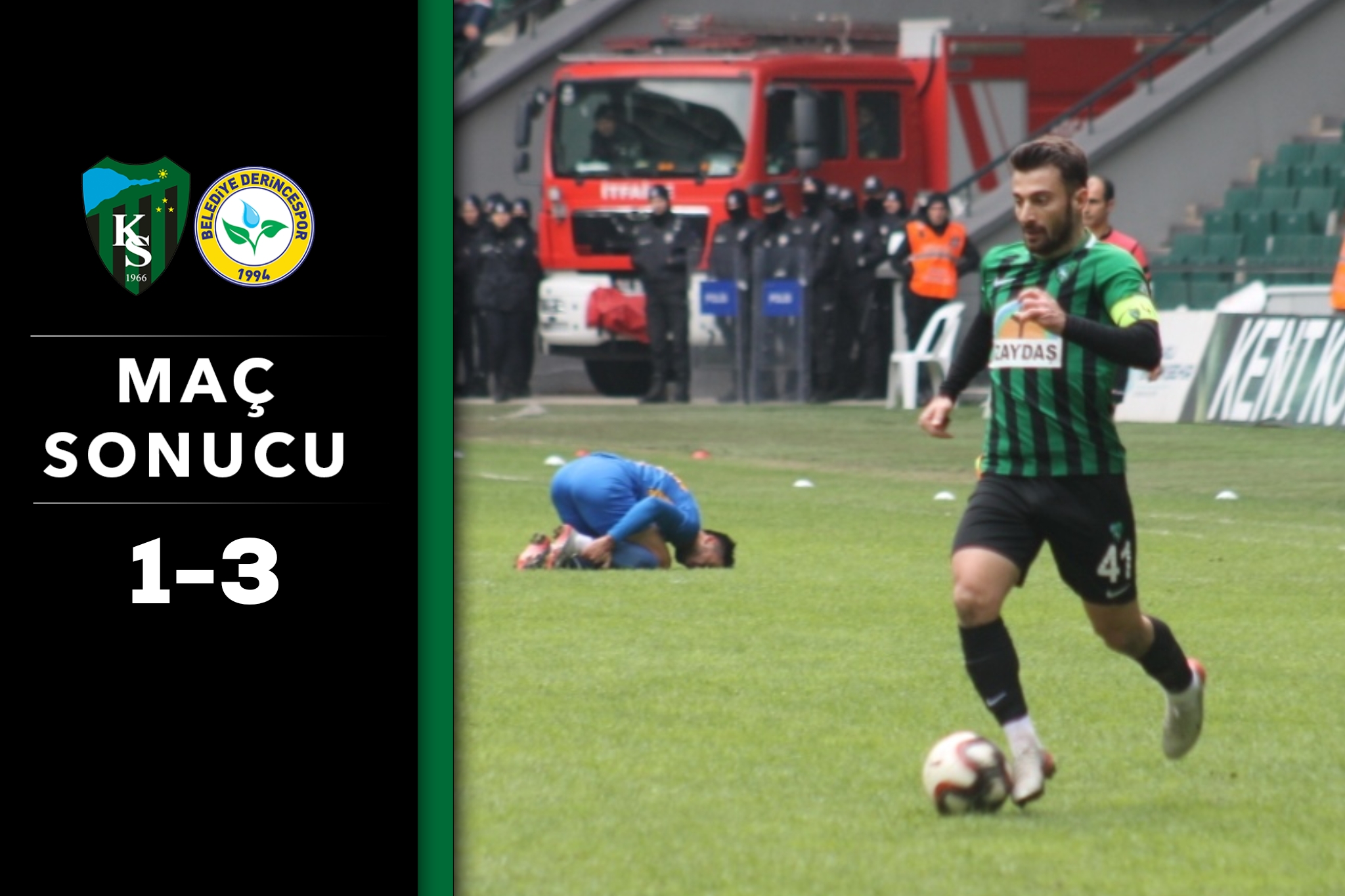 Kocaelispor 1 - 3 Belediye Derince Spor