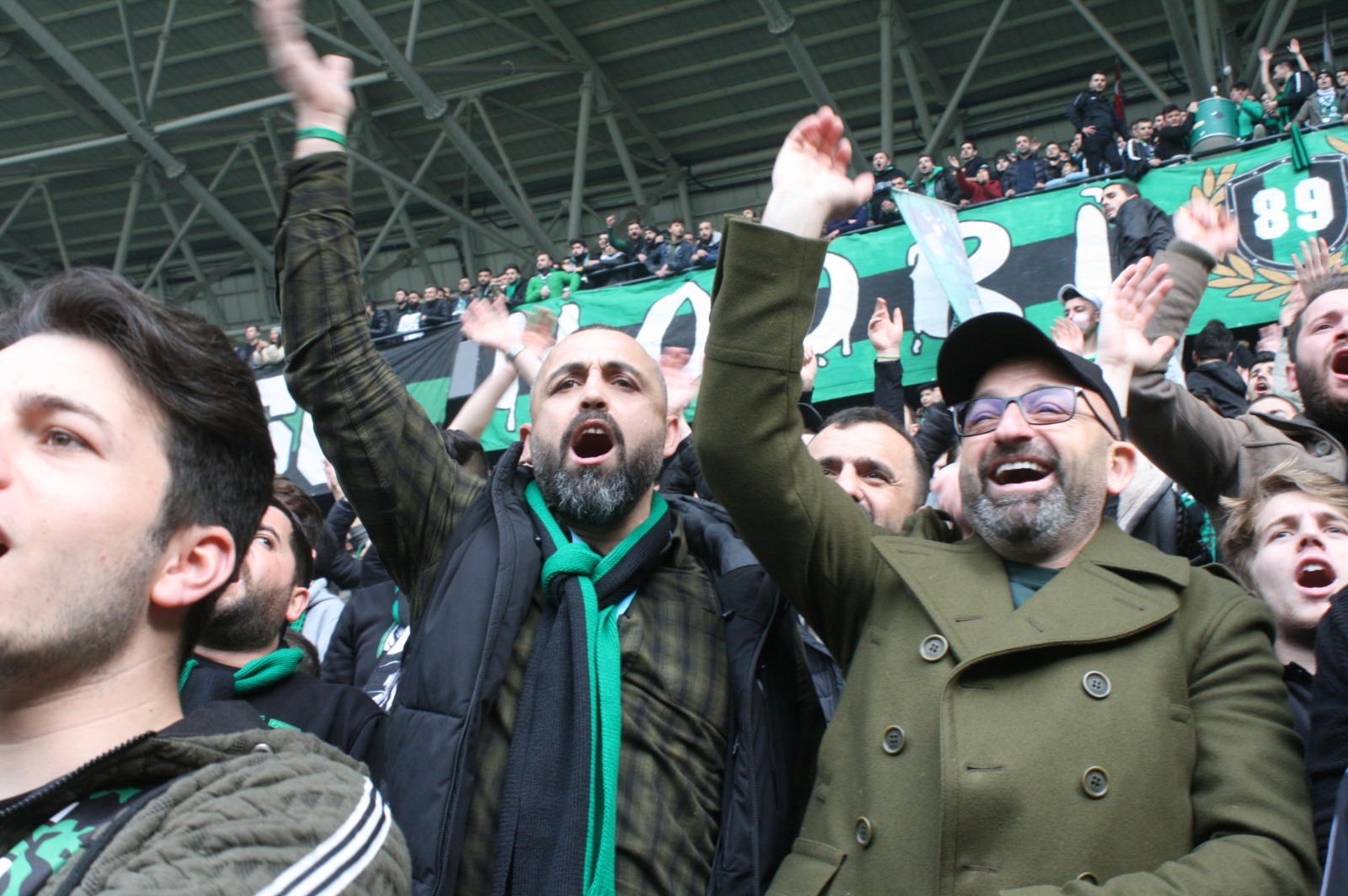 Başkanımız taraftarımız ile iç içe maç izledi !