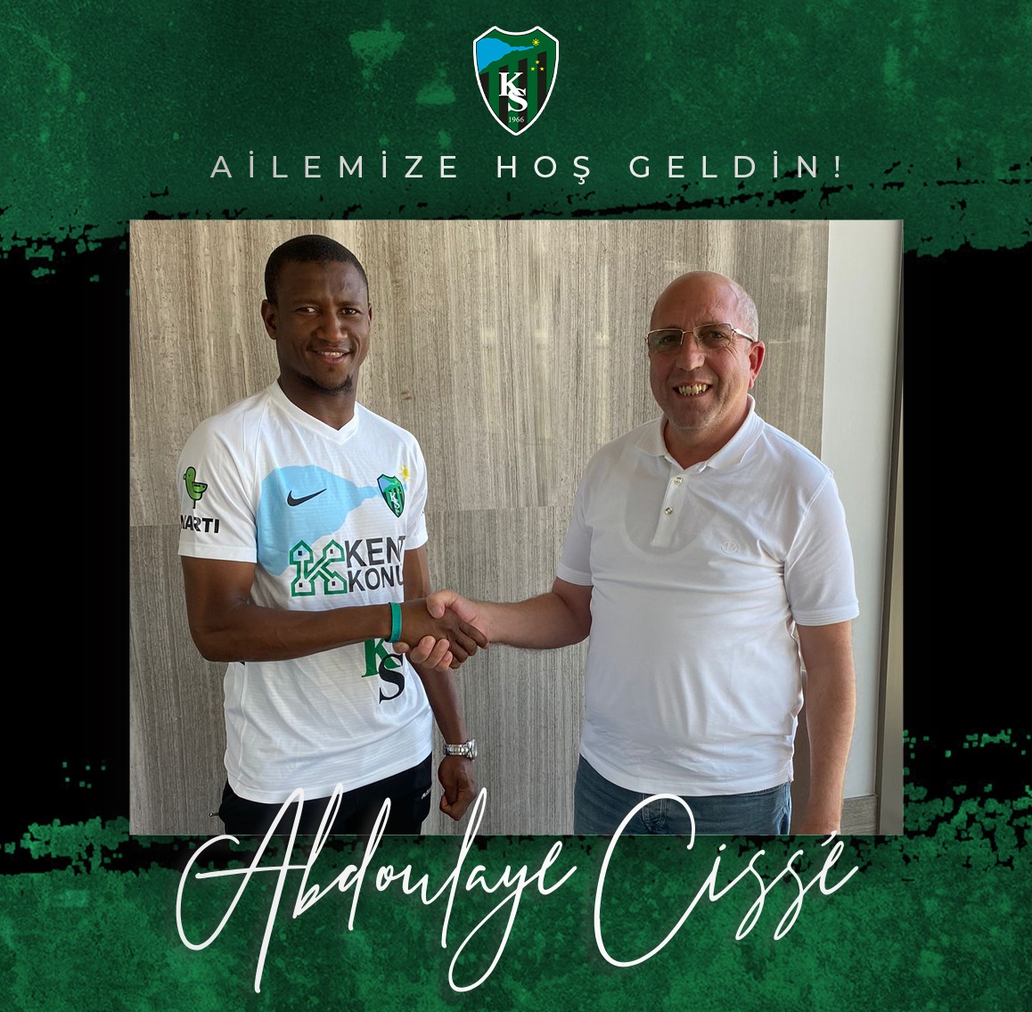 Ailemize Hoş Geldin Abdoulaye Cissé!