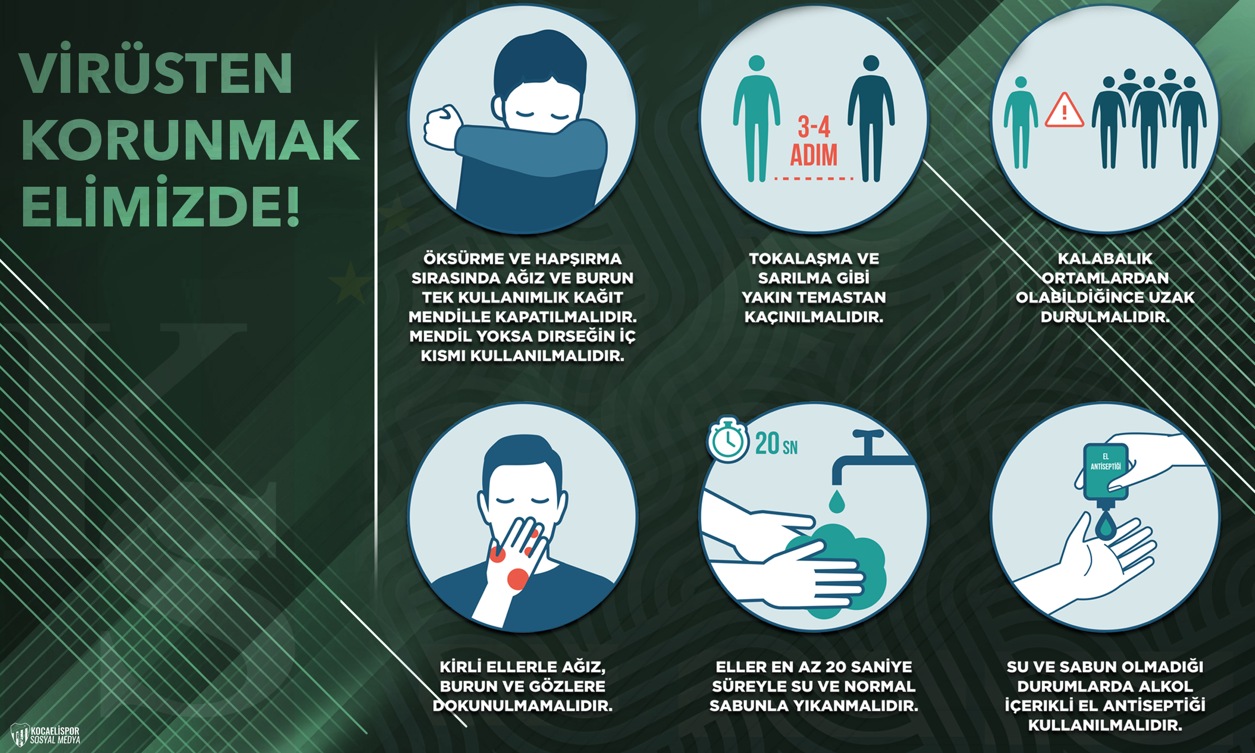 Virüsten korunmak elimizde !