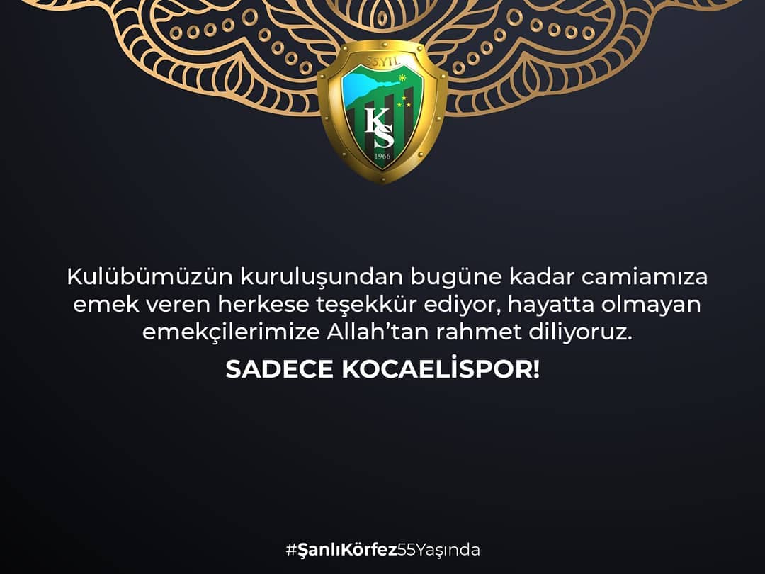 Teşekkür ederiz! #ŞanlıKörfez55Yaşında