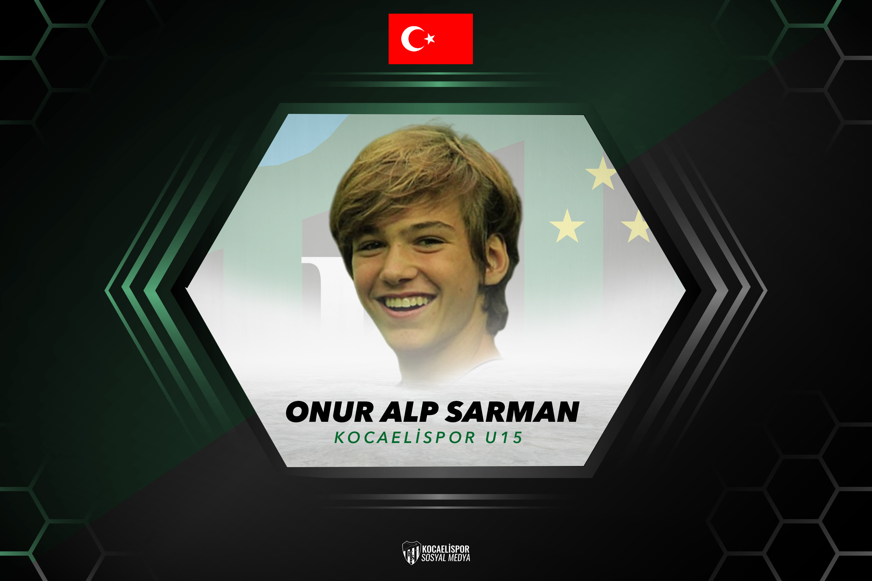 Onur Alp Sarman U15 Milli Takım aday kadrosuna davet edildi.