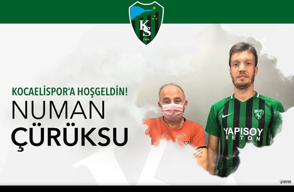 Kocaelispor'a Hoşgeldin Numan Çürüksu !