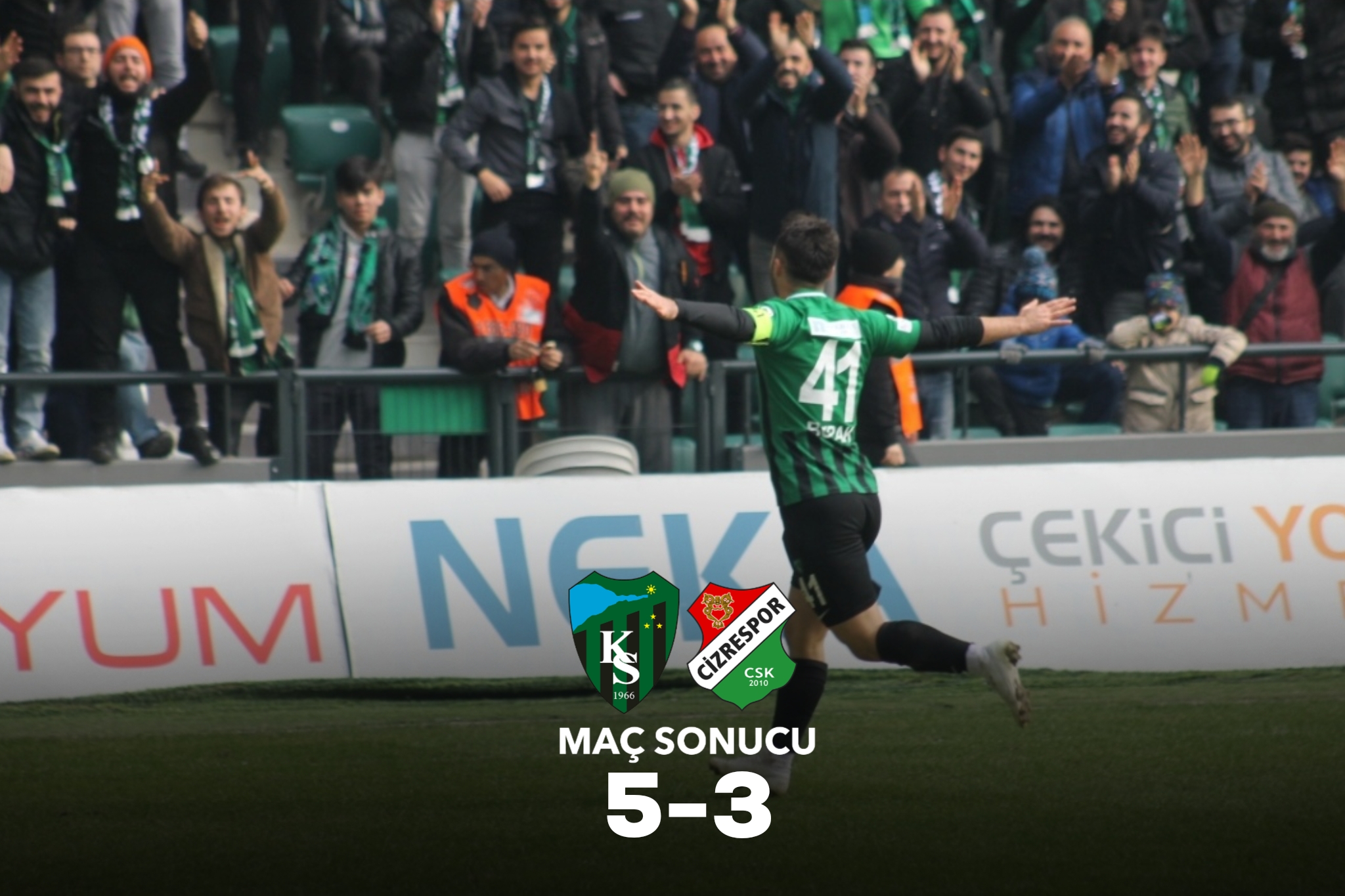 Kocaelispor 5 - 3 Cizrespor
